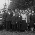 Frans Fabian Yliviidanojan (Mäkisen) hautajaisten saattoväkeä 1930