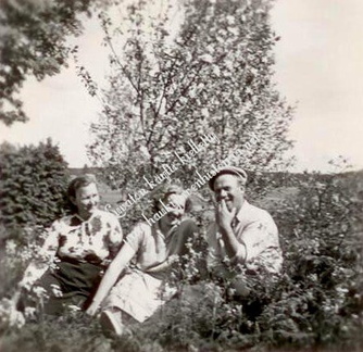 Olga Selkee sekä Hilkka ja Martti Luukkanen